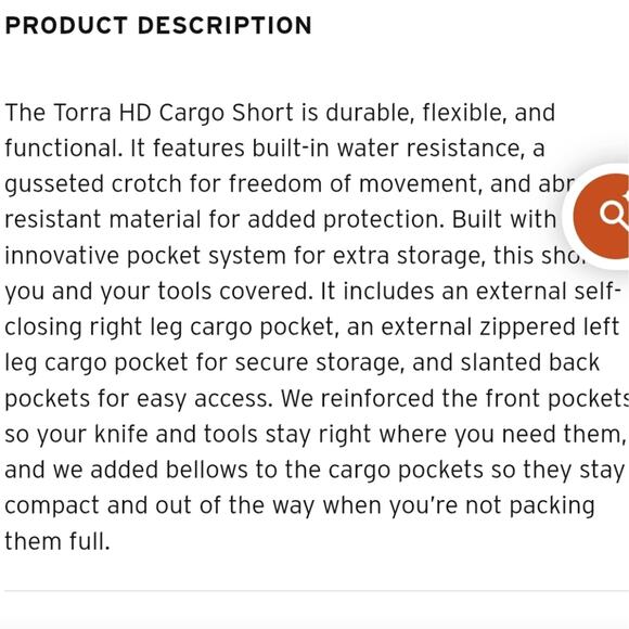 Men's Gray Cargo Shorts - Picture 6 of 6